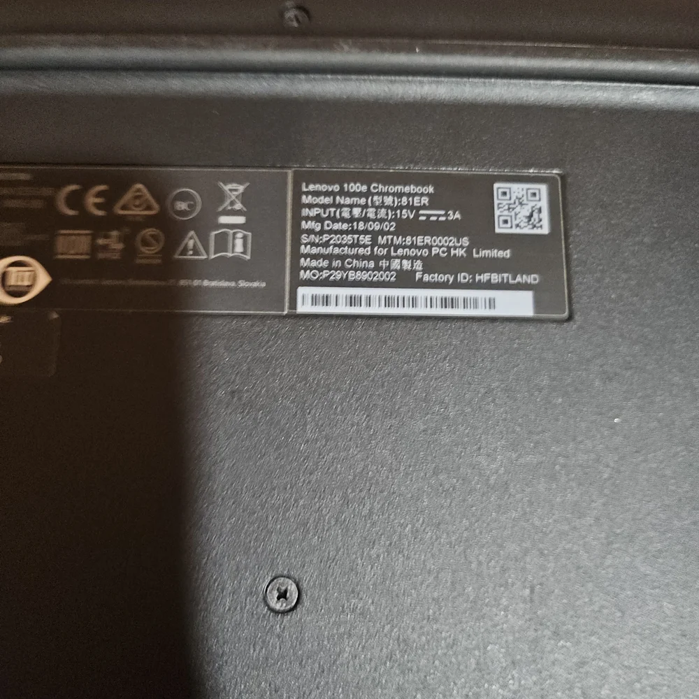 Lenovo 100e Chromebook
